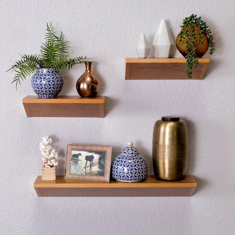 Best Wall Shelf Ideas-Finn Floating Wedge Shelf by Belham Living