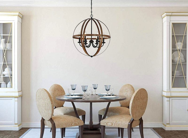 Best Dining Room Chandelier Ideas-Stella Mira Six-Light Indoor Chandelier by Westinghouse Lighting