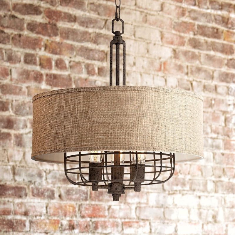 Best Dining Room Chandelier Ideas-Tremont 20 Wide Rust Pendant Light by Franklin Iron Works