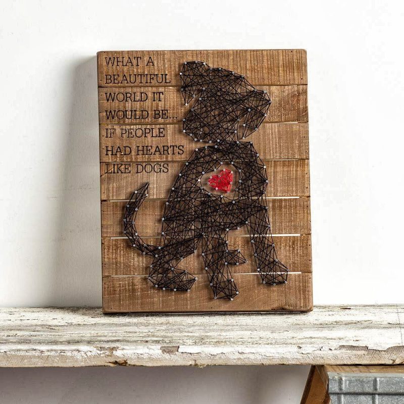 Best Dog Wall Art Ideas-Puppy Heart by Primitives by Kathy