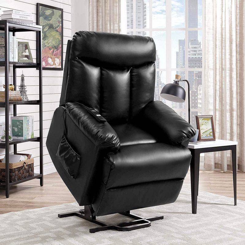 Best Leather Recliner Ideas-Renu Leather Wall Hugger Power Lift Chair Recliner by Domesis